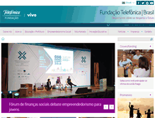 Tablet Screenshot of fundacaotelefonica.org.br